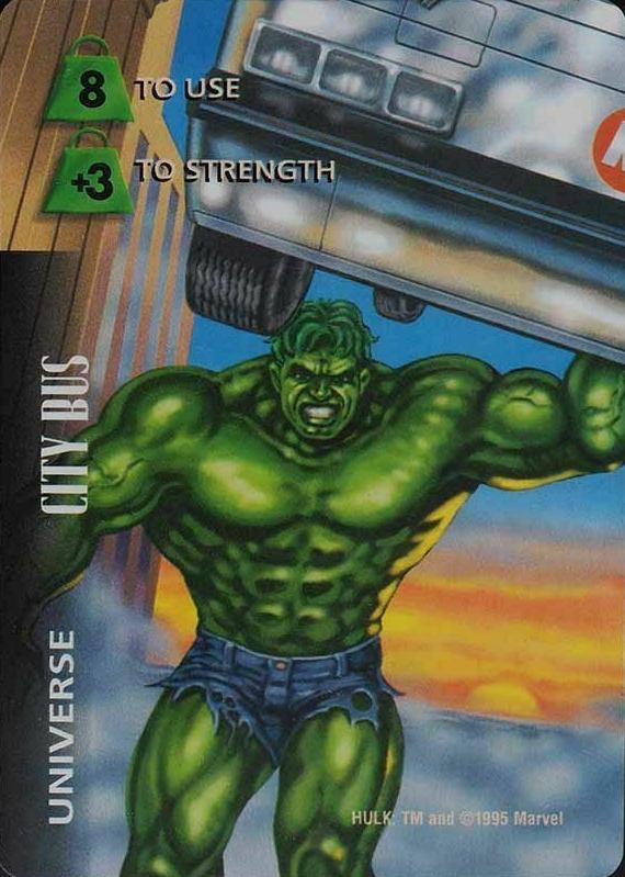 1995 Marvel Overpower Hulk # Non-Sports Card