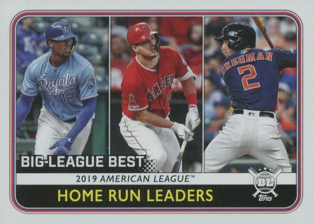 2020 Topps Big League Alex Bregman/Jorge Soler/Mike Trout #237 Baseball Card