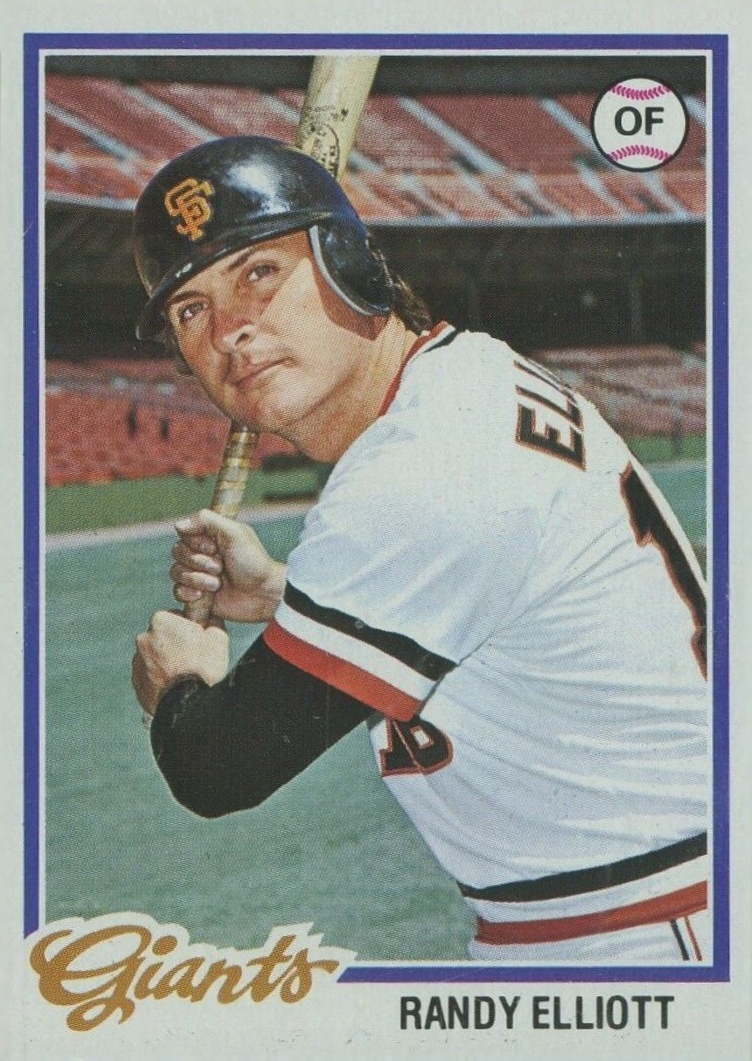 1978 Topps Randy Elliott #719 Baseball Card
