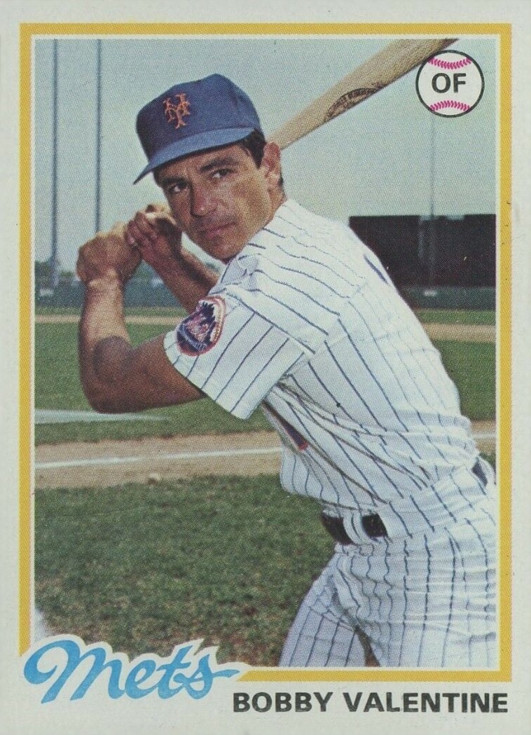 1978 Topps Bobby Valentine #712 Baseball Card