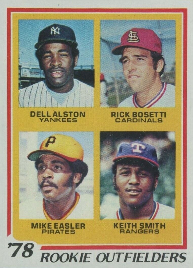 1978 Topps Rookie Outfielders #710 Baseball Card