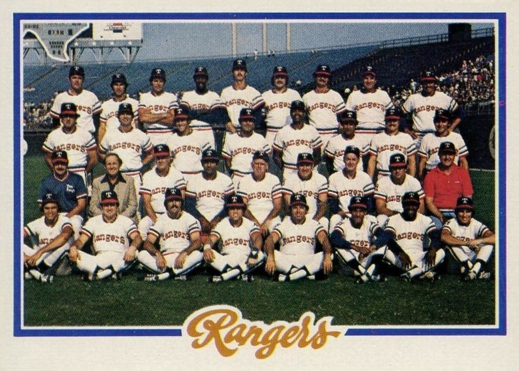 1978 Topps Texas Rangers Team #659 Baseball Card