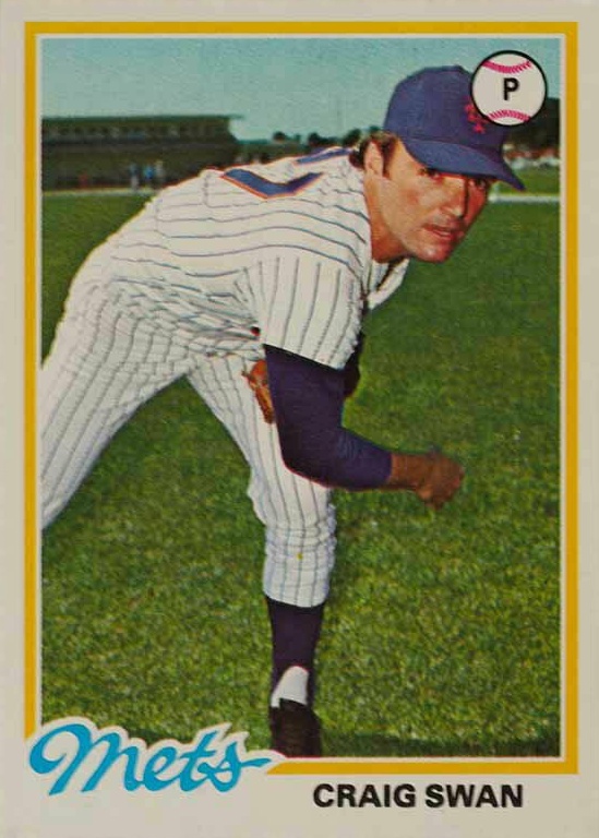 1978 Topps Craig Swan #621 Baseball Card