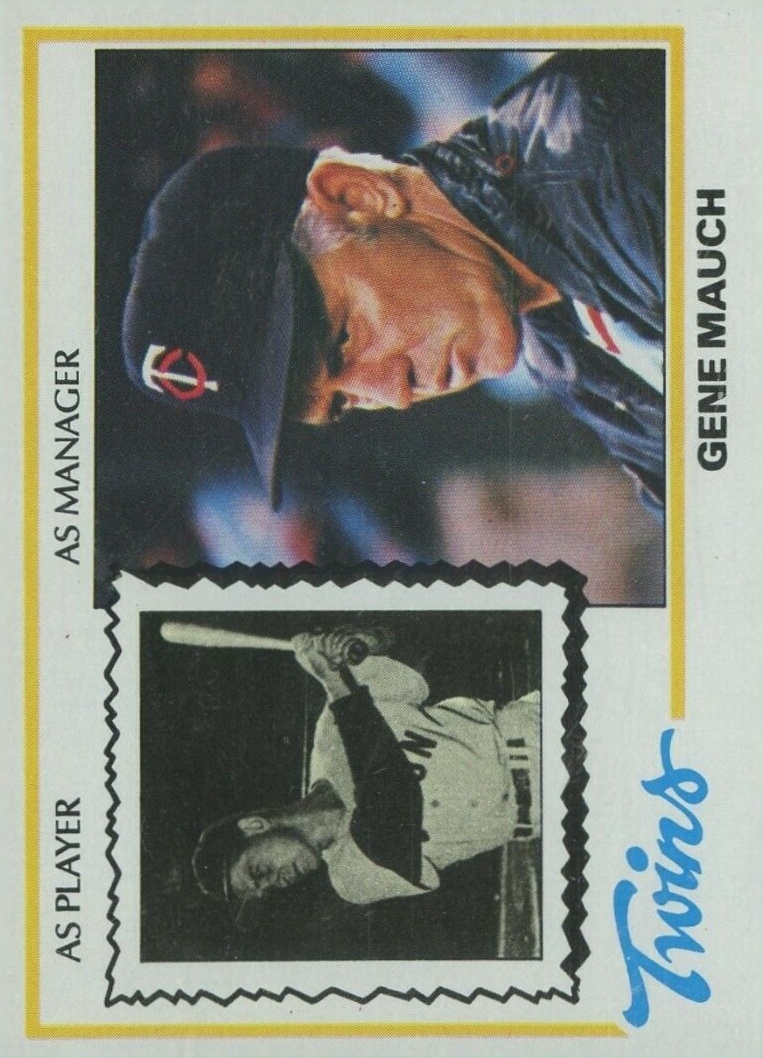 1978 Topps Gene Mauch #601 Baseball Card
