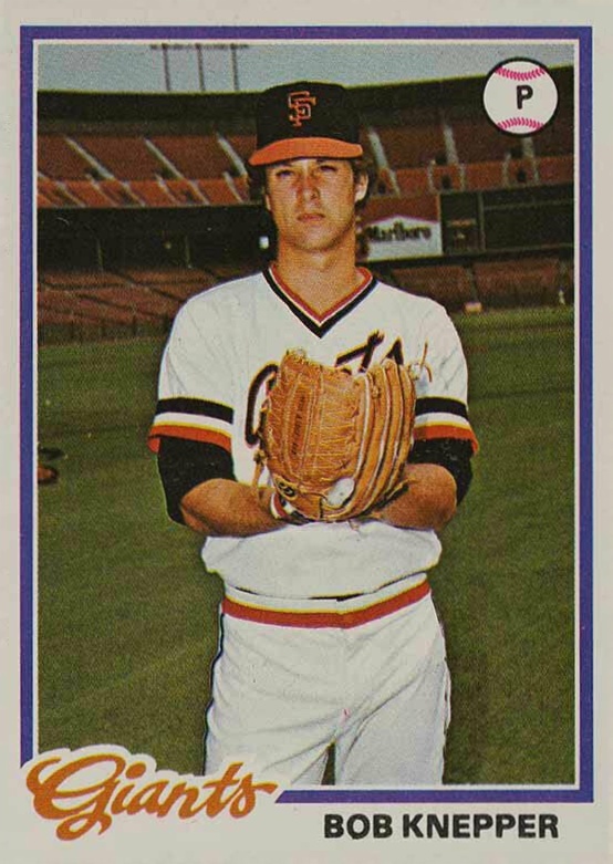 1978 Topps Bob Knepper #589 Baseball Card