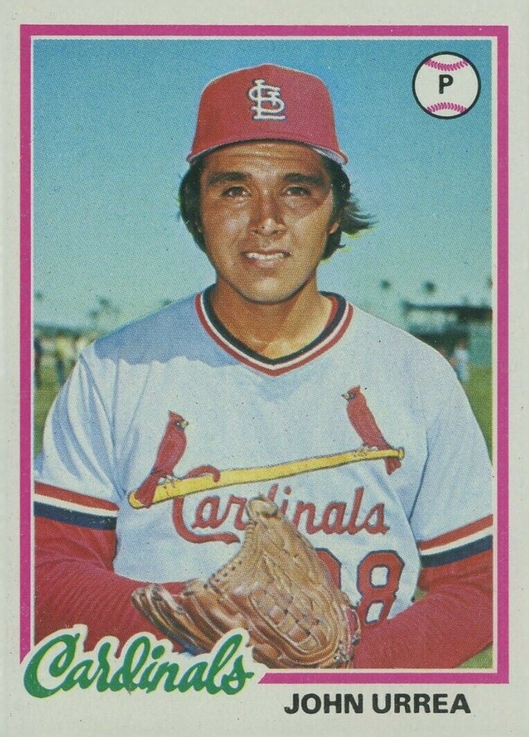 1978 Topps John Urrea #587 Baseball Card