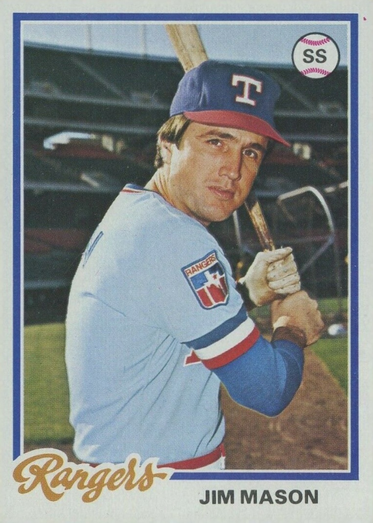 1978 Topps Jim Mason #588 Baseball Card