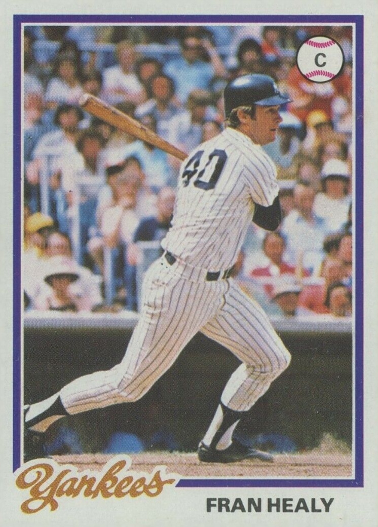 1978 Topps Fran Healy #582 Baseball Card