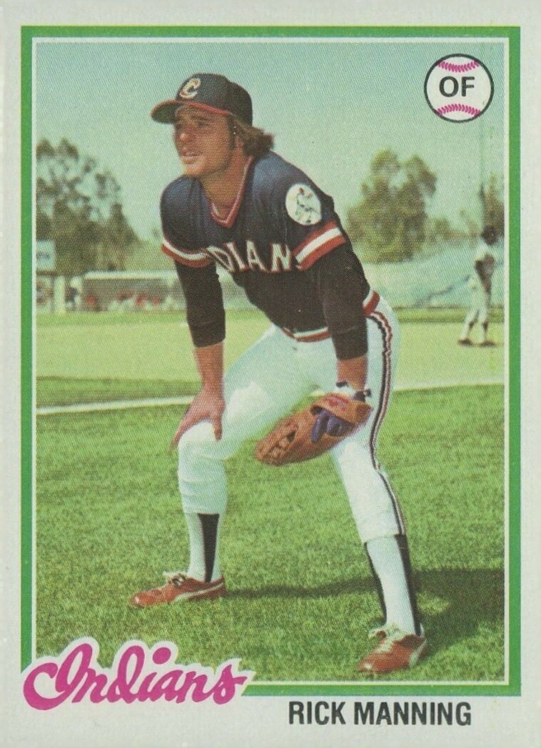 1978 Topps Rick Manning #11 Baseball Card
