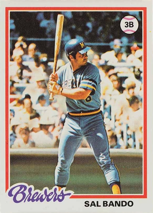 1978 Topps Sal Bando #265 Baseball Card
