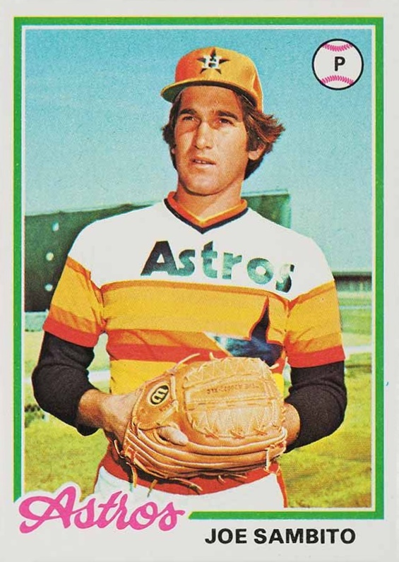 1978 Topps Joe Sambito #498 Baseball Card