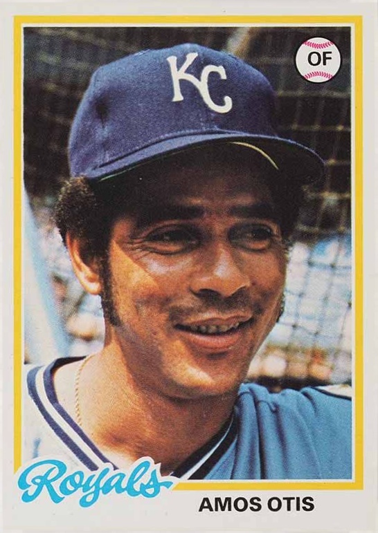 1978 Topps Amos Otis #490 Baseball Card