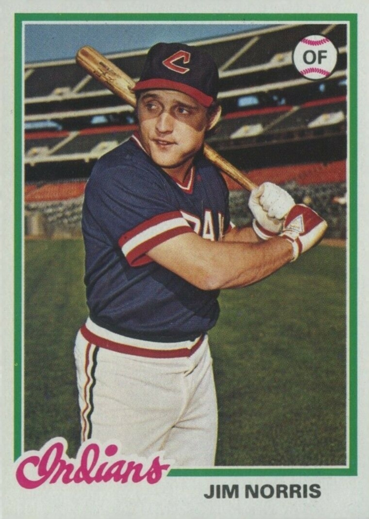 1978 Topps Jim Norris #484 Baseball Card