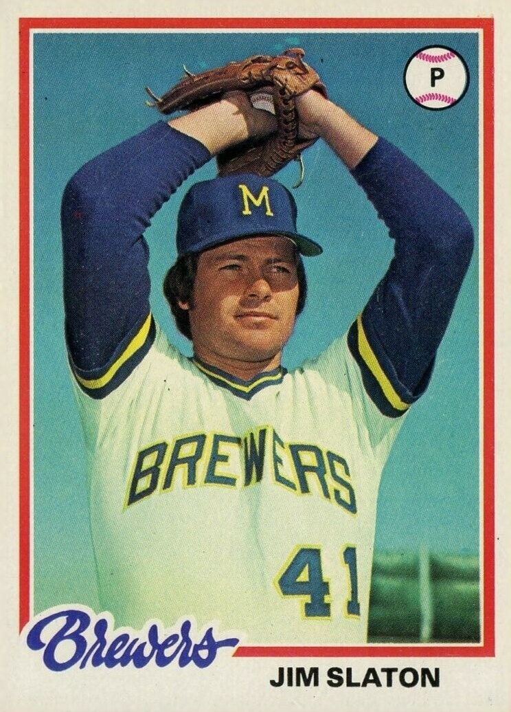 1978 Topps Jim Slaton #474 Baseball Card