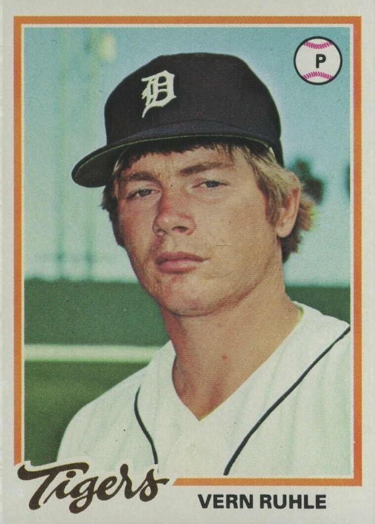 1978 Topps Vern Ruhle #456 Baseball Card