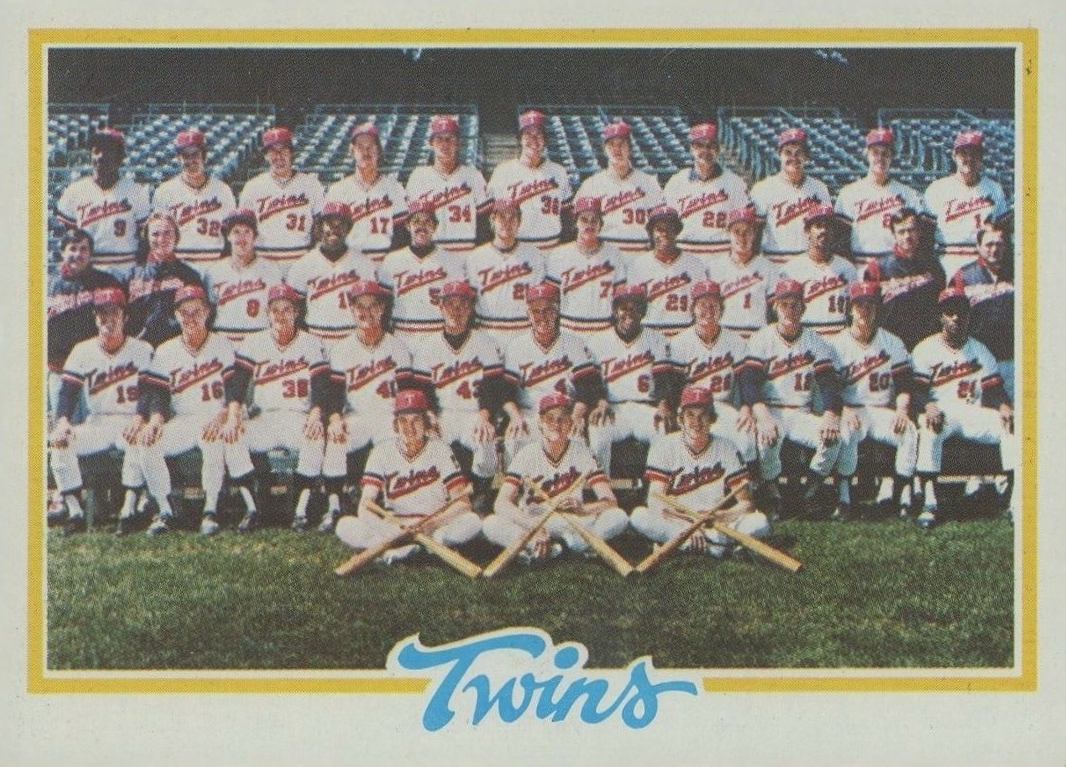 1978 Topps Minnesota Twins Team #451 Baseball Card