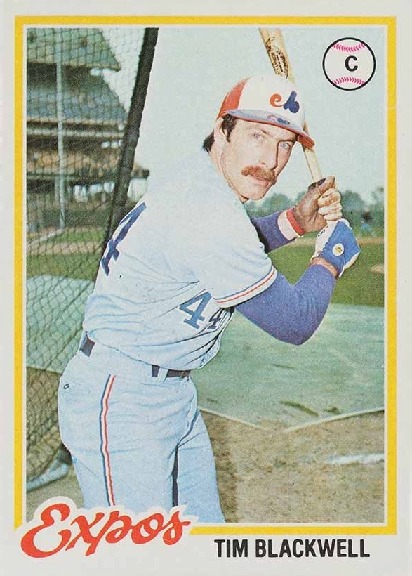 1978 Topps Tim Blackwell #449 Baseball Card