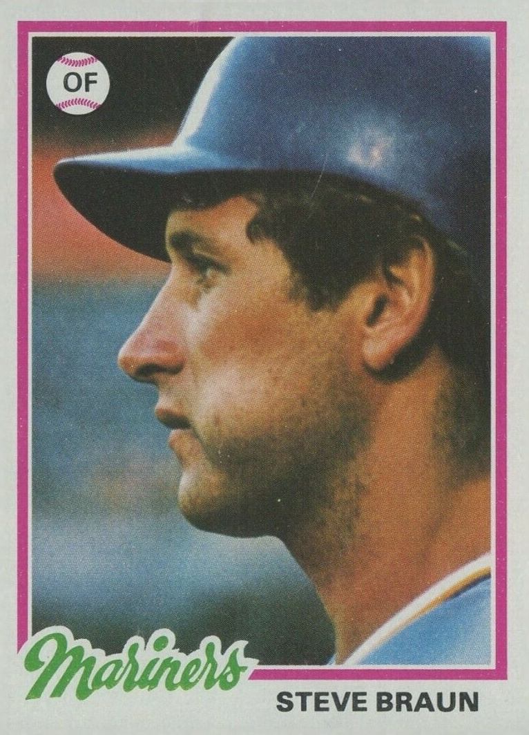1978 Topps Steve Braun #422 Baseball Card