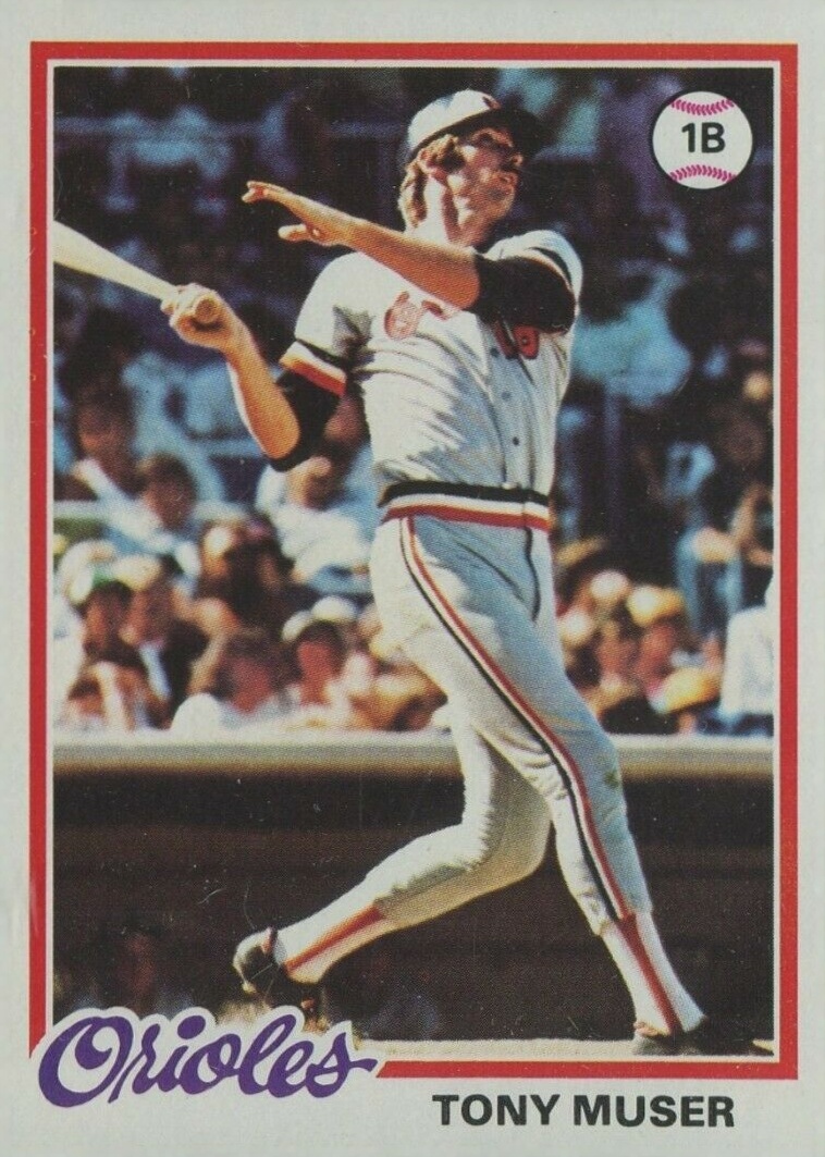 1978 Topps Tony Muser #418 Baseball Card