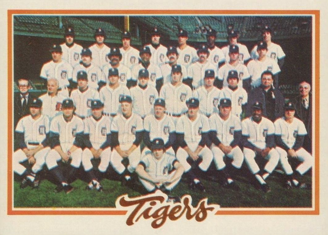 1978 Topps Detroit Tigers Team #404 Baseball Card