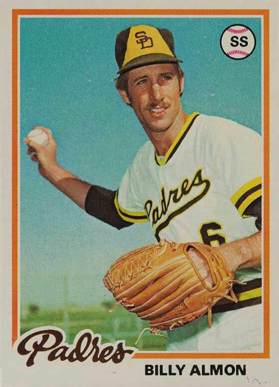 1978 Topps Billy Almon #392 Baseball Card