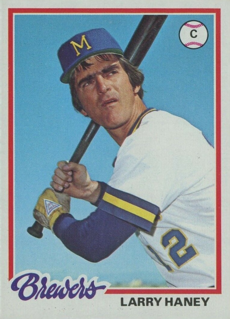 1978 Topps Larry Haney #391 Baseball Card