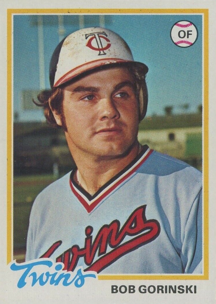 1978 Topps Bob Gorinski #386 Baseball Card