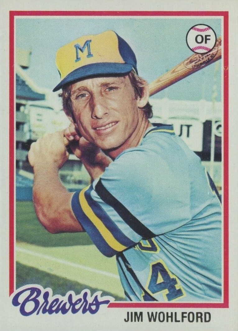 1978 Topps Jim Wohlford #376 Baseball Card
