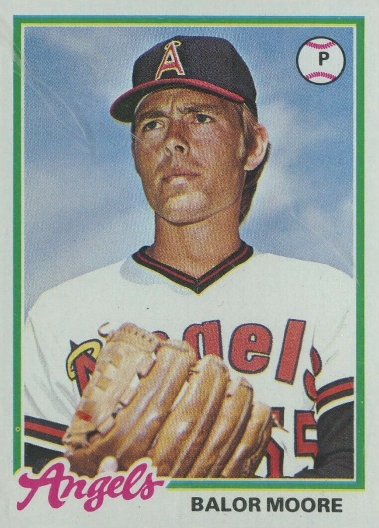 1978 Topps Balor Moore #368 Baseball Card