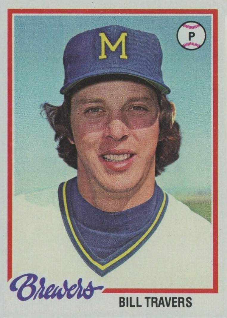 1978 Topps Bill Travers #355 Baseball Card