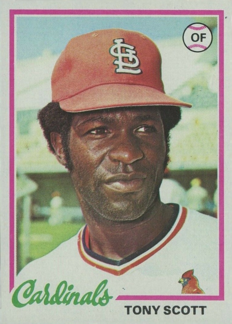 1978 Topps Tony Scott #352 Baseball Card