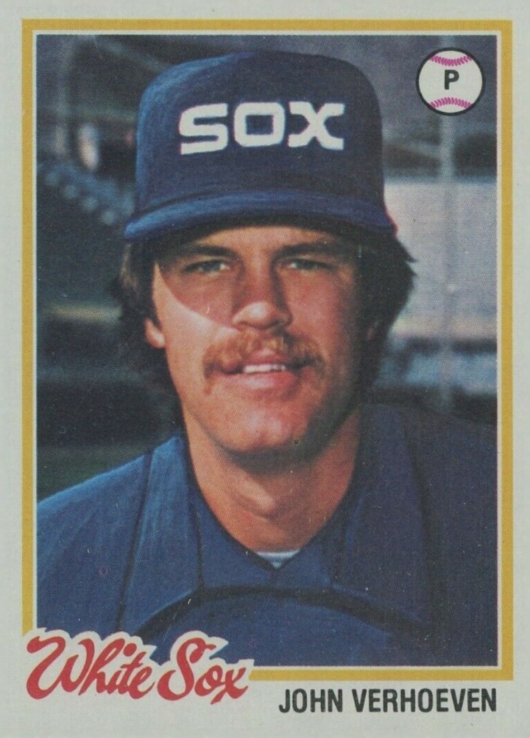 1978 Topps John Verhoeven #329 Baseball Card