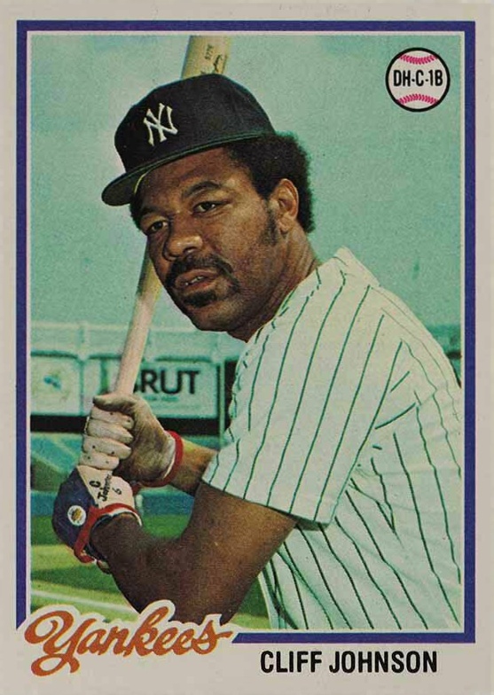 1978 Topps Cliff Johnson #309 Baseball Card