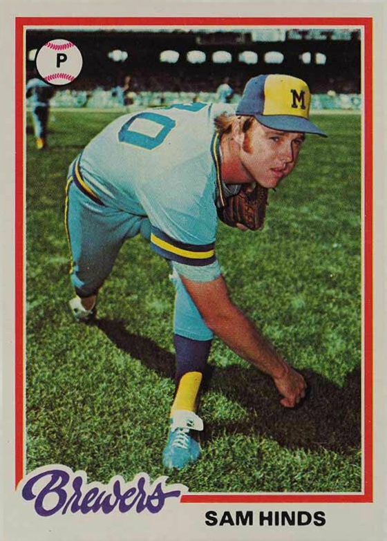 1978 Topps Sam Hinds #303 Baseball Card