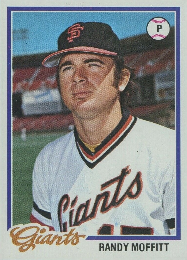 1978 Topps Randy Moffitt #284 Baseball Card
