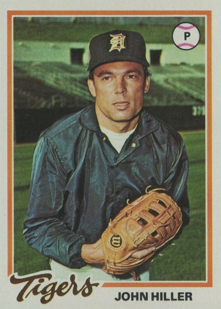1978 Topps John Hiller #258 Baseball Card