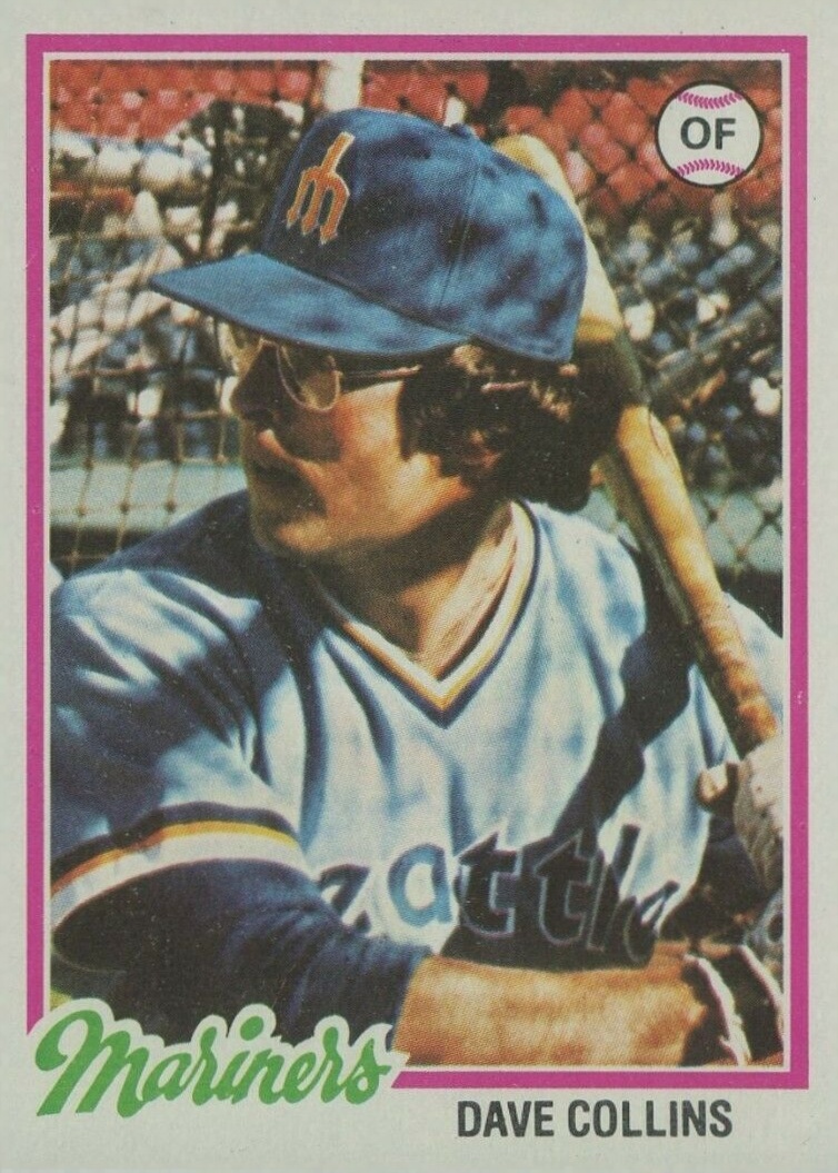 1978 Topps Dave Collins #254 Baseball Card