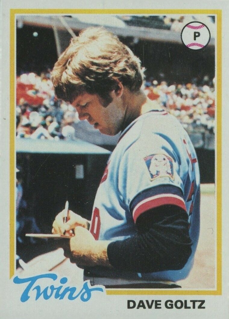 1978 Topps Dave Goltz #249 Baseball Card