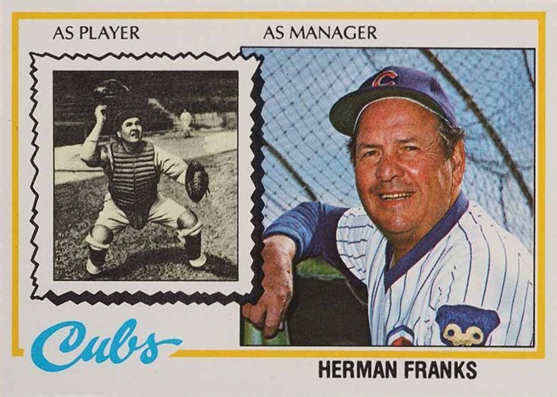 1978 Topps Herman Franks #234 Baseball Card