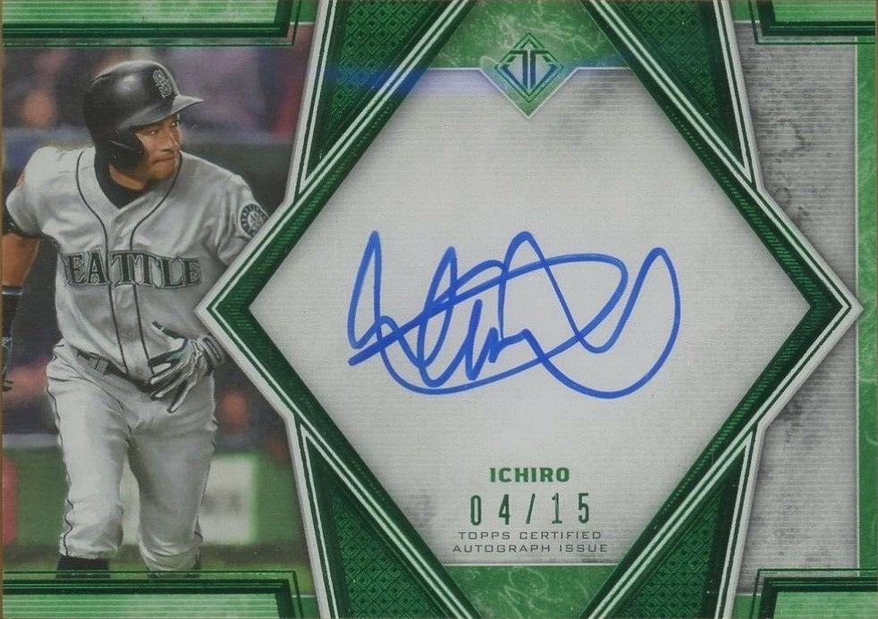 2019 Topps Transcendent Framed Transcendent Autographs Ichiro #I Baseball Card