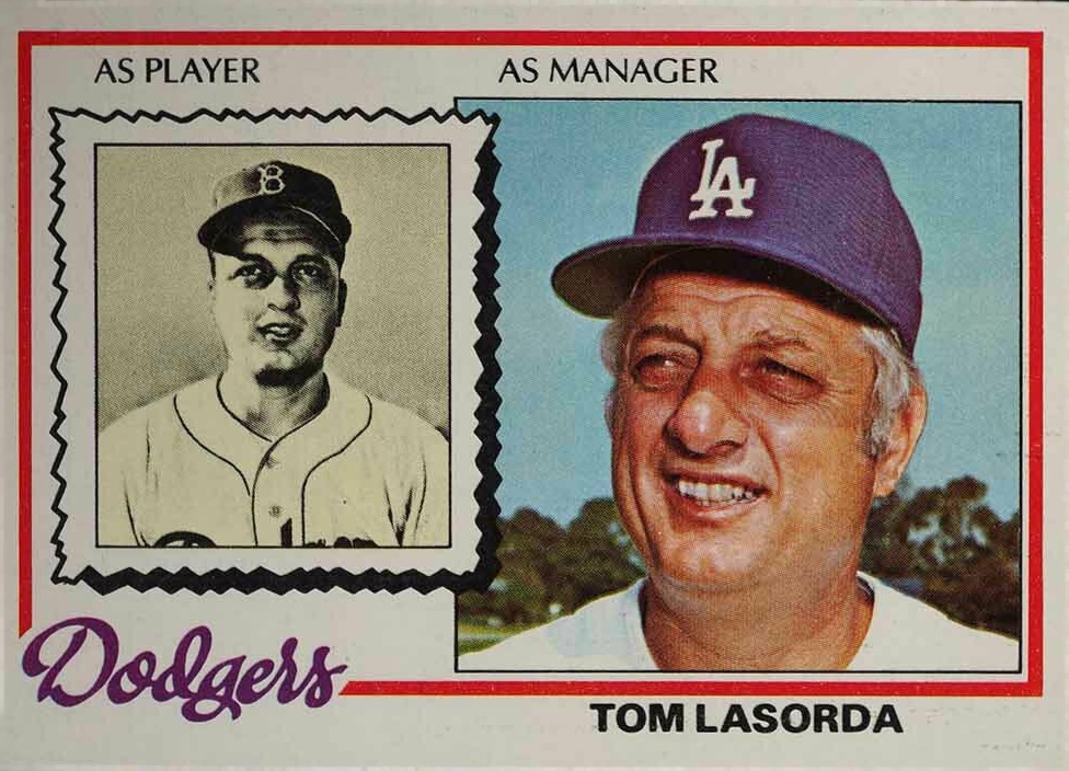 1978 Topps Tom Lasorda #189 Baseball Card