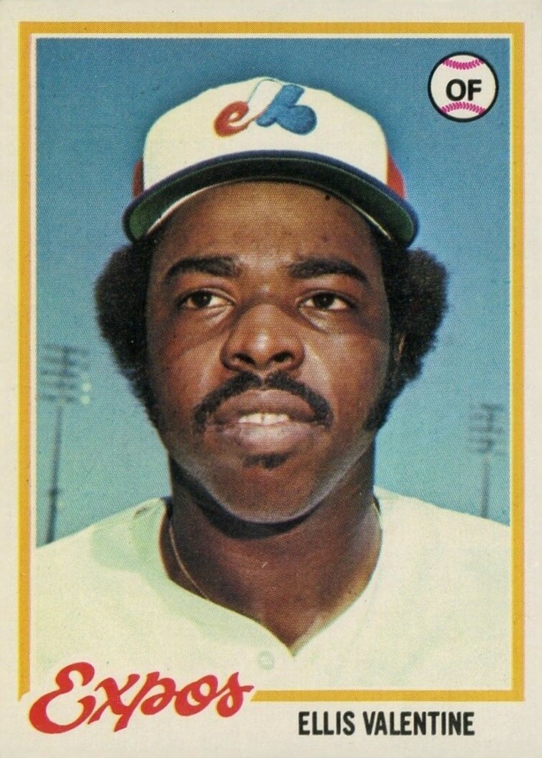 1978 Topps Ellis Valentine #185 Baseball Card