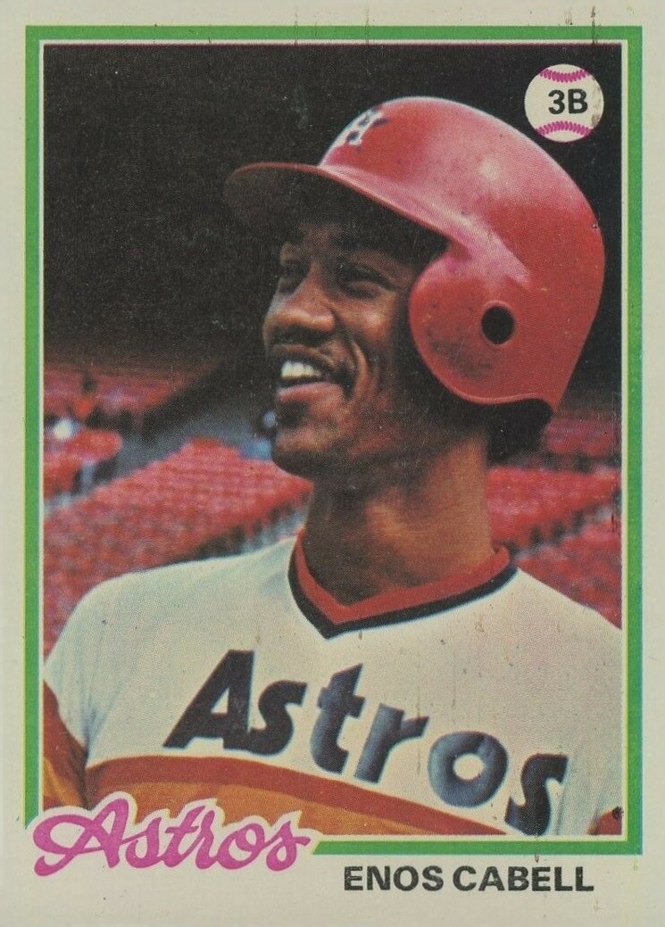 1978 Topps Enos Cabell #132 Baseball Card