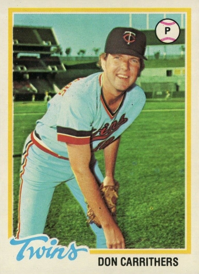 1978 Topps Don Carrithers #113 Baseball Card