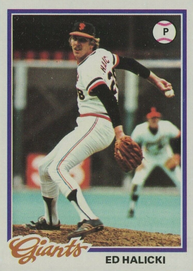 1978 Topps Ed Halicki #107 Baseball Card