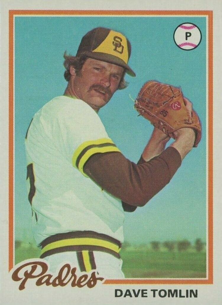 1978 Topps Dave Tomlin #86 Baseball Card