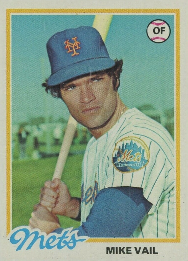 1978 Topps Mike Vail #69 Baseball Card