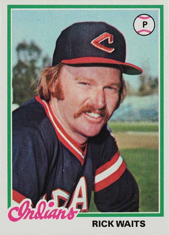 1978 Topps Rick Waits #37 Baseball Card