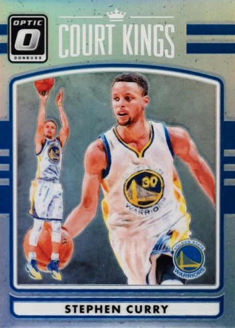 2016 Panini Donruss Optic Court Kings Stephen Curry #2 Basketball Card