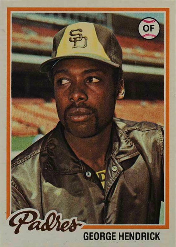 1978 Topps George Hendrick #30 Baseball Card